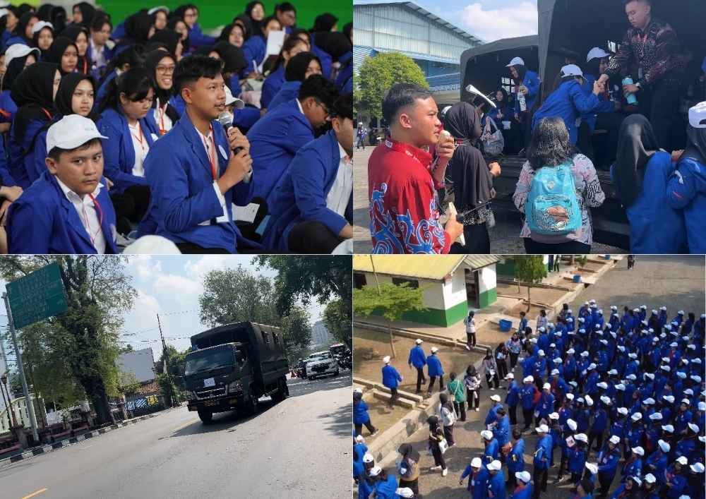 Sesi Tanya Jawab | Persiapan Barang ke Truk + Mitela + Modul + Ganti Kaos Berkerah | Perjalanan Ke Lapangan Tembak | Pembagian Barak (Praktik) + Persiapan Praktik, Tas Peserta  Taruh Barak Panitia